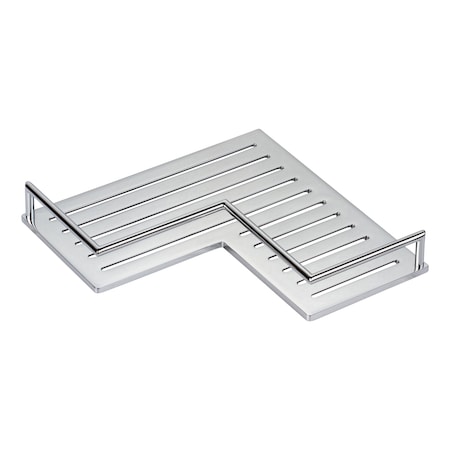 Ginger Corner Shower Shelf in Polished Chrome 28505/PC